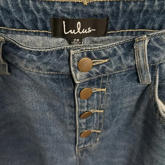 Lulus Button Fly Denim - Picture 2 of 2